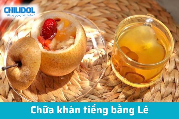 Chữa khàn tiếng bằng quả Lê