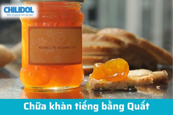 Chữa khàn tiếng bằng Quất