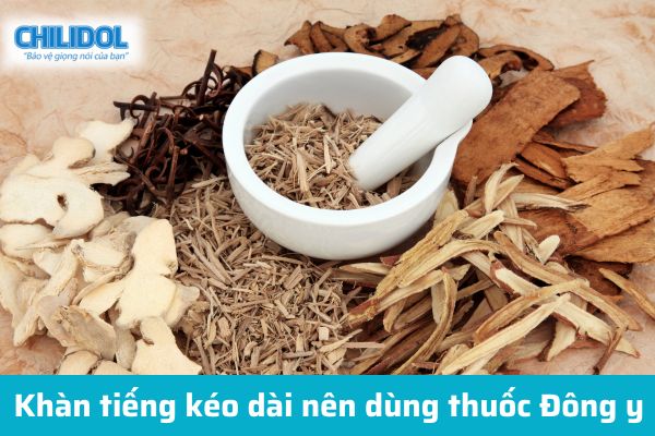 Khàn tiếng kéo dài nên dùng thuốc gì?