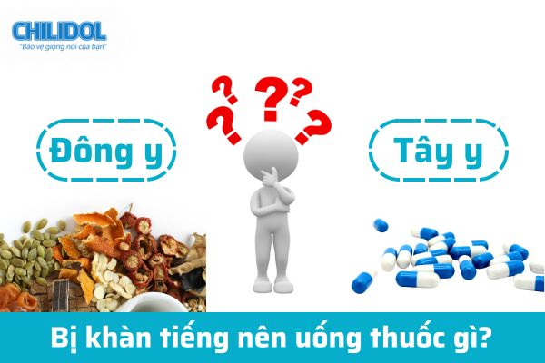 Khàn tiếng nên uống gì?