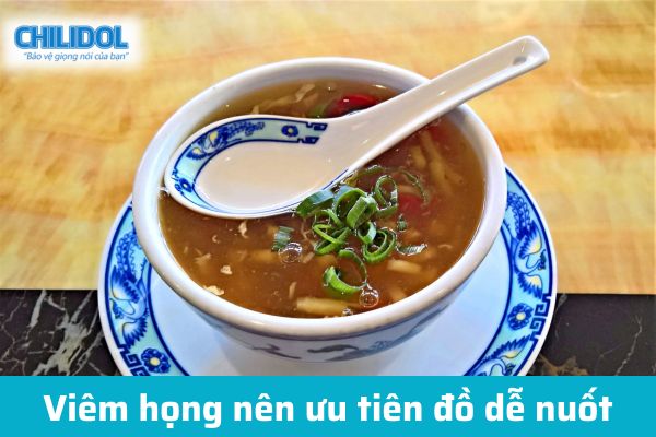 Viêm họng nên ăn gì?