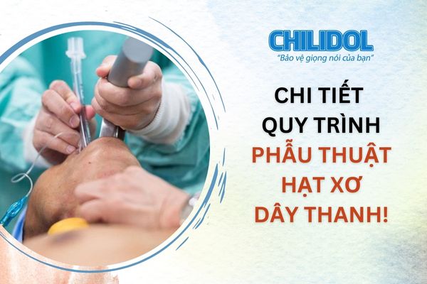 Dây thanh quản cần bao lâu để hồi phục sau mổ hạt xơ dây thanh?
